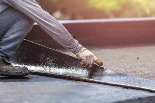 Professional Waterproofing technician working in Brokaw, WI